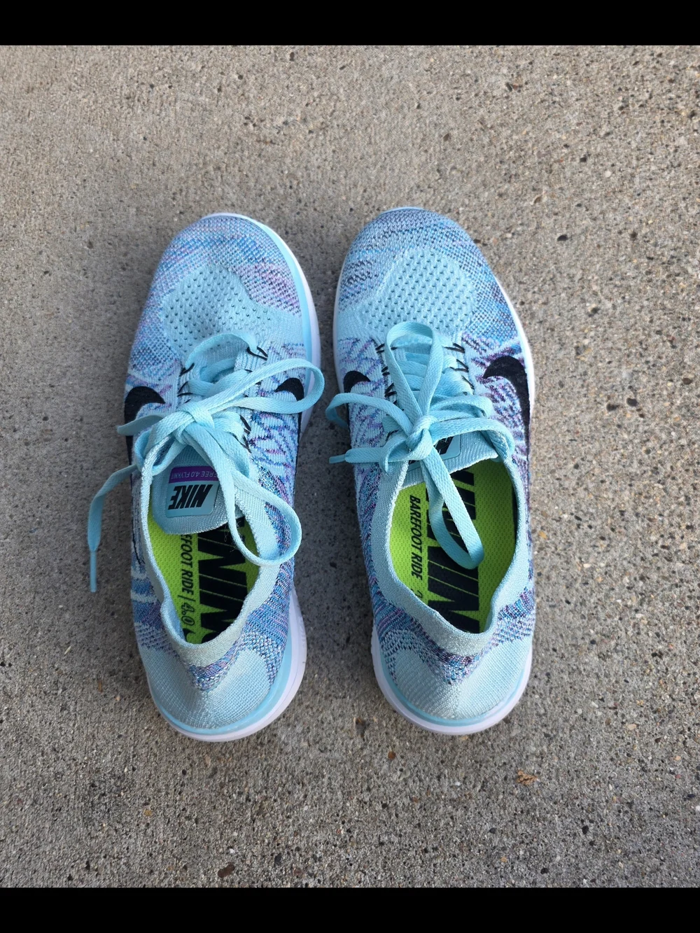 Nike Women's Free 4.0 Flyknit  Size 7